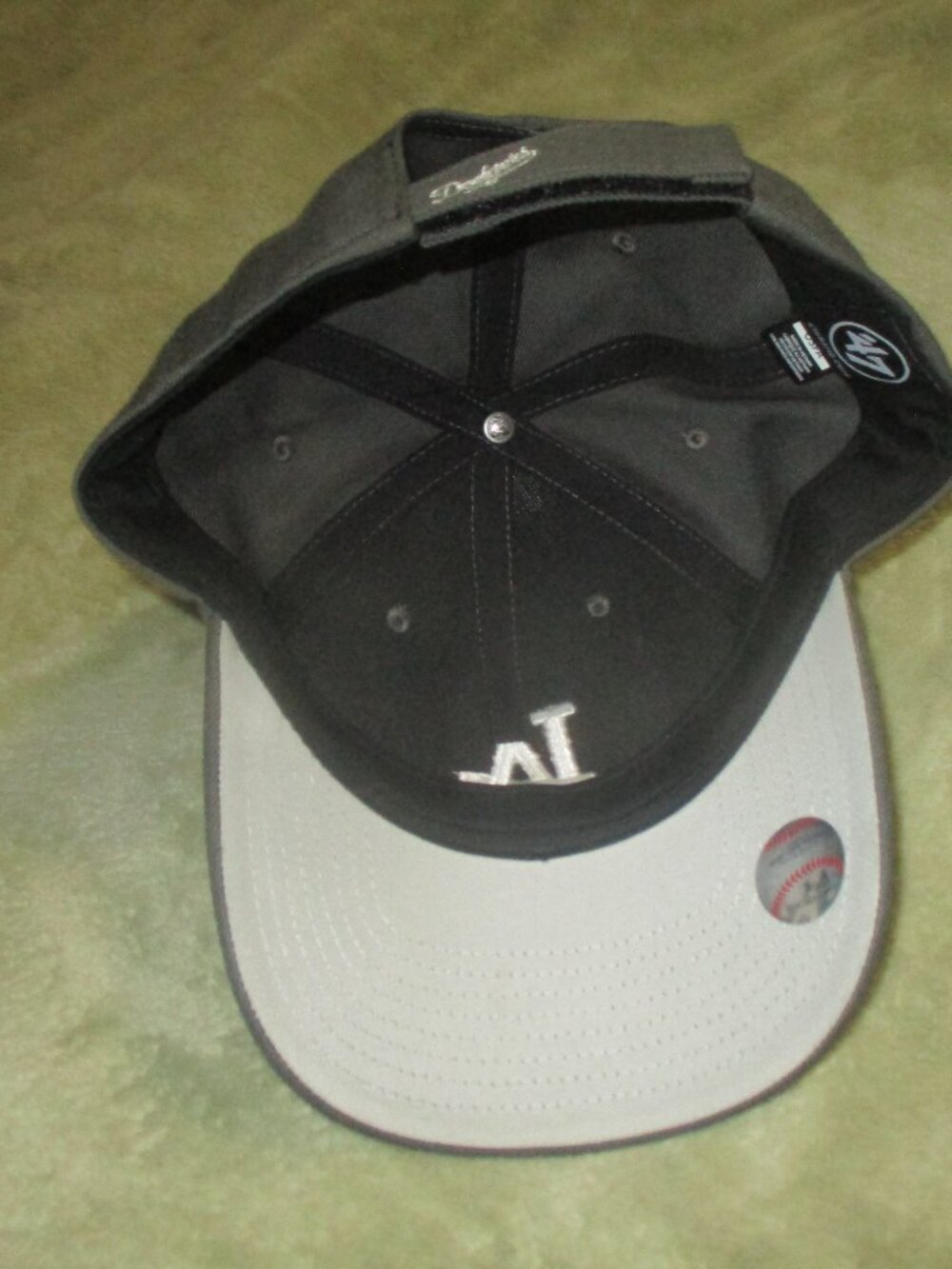2 Dodgers Baseball Hats 1 -New 47 MVP Brand Adjustable / 1 -59Fifty 6 7/8 Fitted - Picture 4 of 15